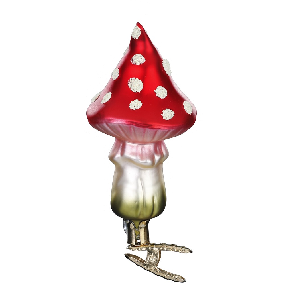 christmas ornament mushroom