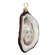 christmas ornament oyster on half shell