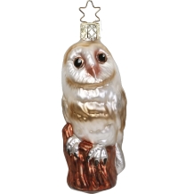 christmas ornament barn owl