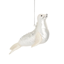 christmas ornament baby seal