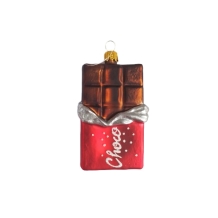 christmas ornament bar of chocolate