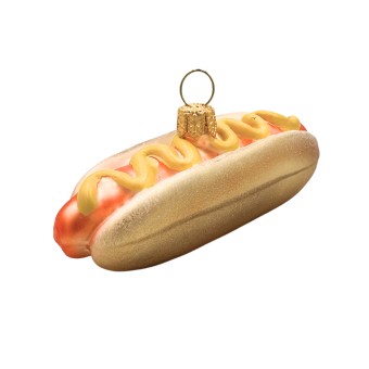 kerstbal hotdog