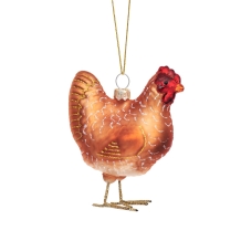 christmas ornament chicken