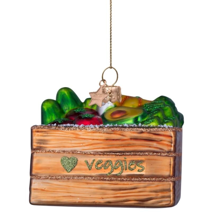 christmas ornament vegetable box