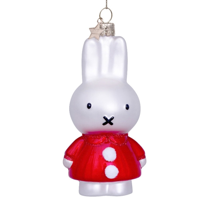 christmas ornament miffy santa dress