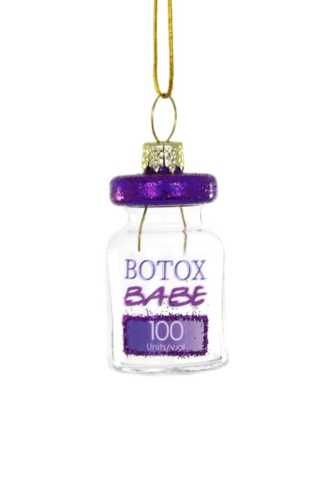 christmas ornament botox babe